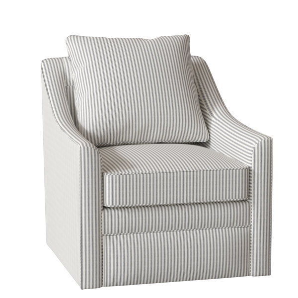 AllModern Custom Upholstery Quincy Swivel Armchair & Reviews Wayfair